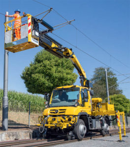 Unimog Rail EWP